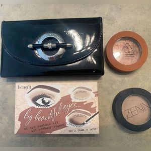 Used eyeshadows